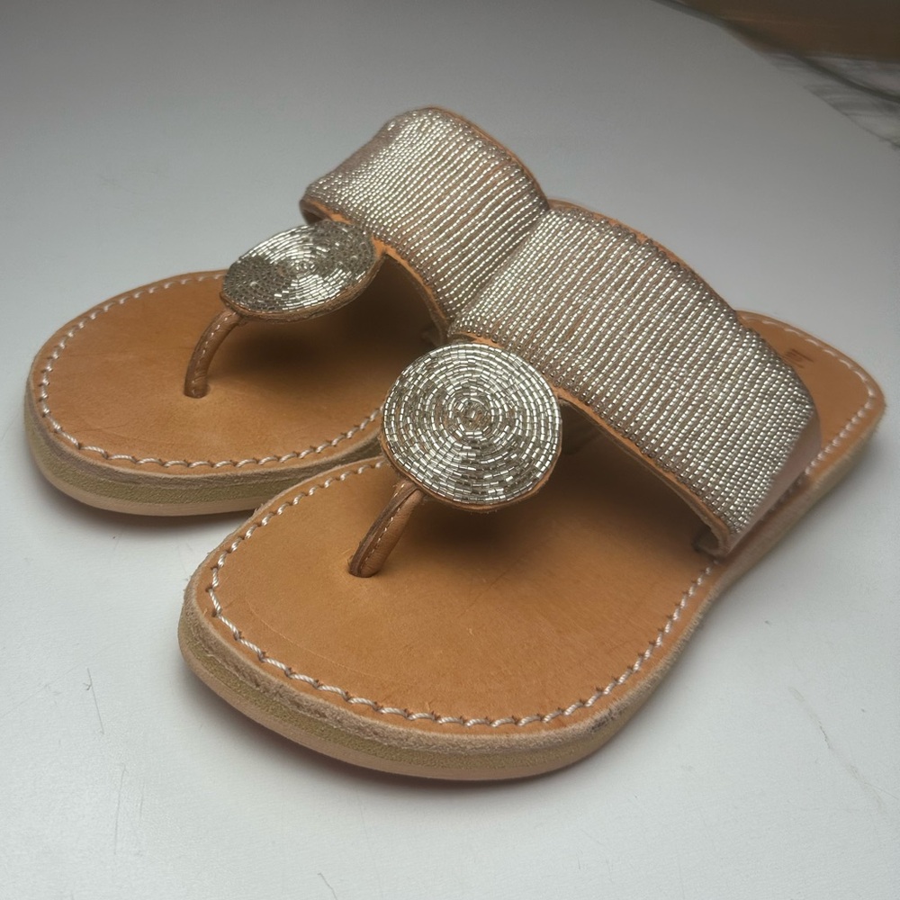 Laidback London Size 10/40 beaded Sandals